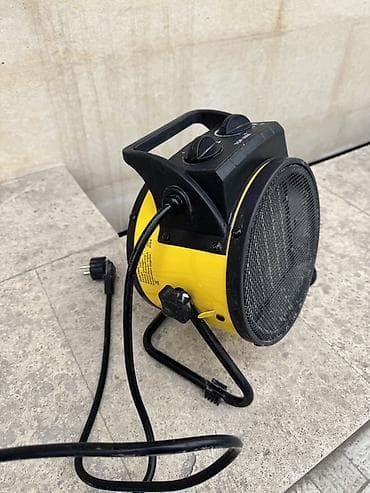 Тиричилик техникасы: Жылуулук пушкасы Электрдик, 2000 Вт ашык, Аба агымын жөнгө салуу — 2