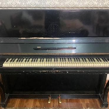 пианино ош: Пианино классический чёрный б/у - Габариты ориентировочно: высота — 2