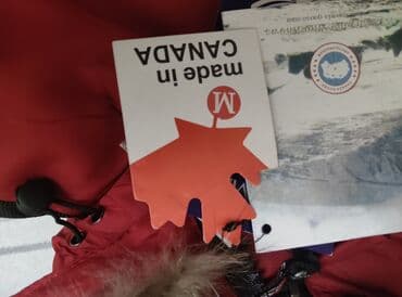 часы фирменные: Мужская арктическая парка Canada Goose Expedition (красная). Оригинал — 6