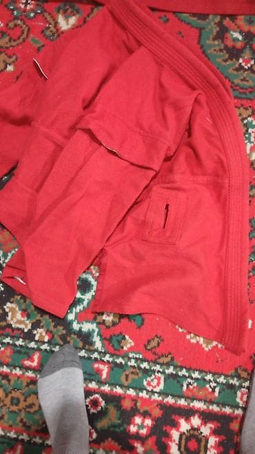 nike tech fleese: Красное кимоно для самбо (комплект) - Цвет: красный - Состав — 3