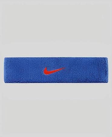 мужские ободки: Спортивная повязка на голову Nike - Цвет: синий - Логотип: фирменный — 1