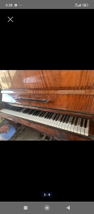 Музыкалык аспаптар: Пианино «Беларусь» (вертикальное) чуть сорапина есть срочно продаю - — 3