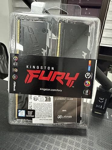 rgb: Оперативная память, Б/у, Kingston Fury, 32 ГБ, DDR5, 6000 МГц, Для ПК — 2