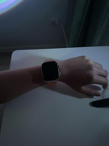 купить apple watch ultra: Смарт‑часы в стиле Apple Watch Ultra (корпус серебристый, оранжевый — 4