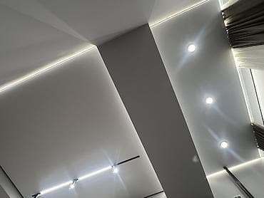 натяжные потолок: Натяжные потолки с интегрированным линейным и контурным освещением - — 3