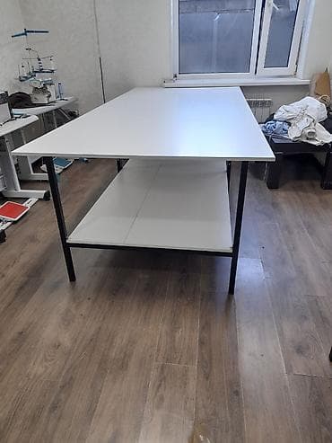 Бизнес үчүн жабдуулар: Кийим бычуучу үстөл, түсү - Ак — 4