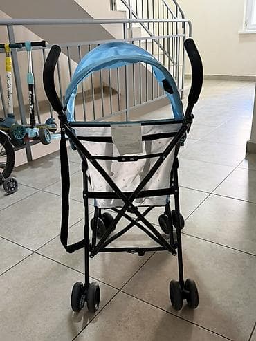 нуна коляска: Легкая прогулочная коляска-трость Nautica - Компактное сложение — 3