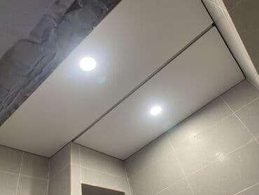 геомембрана бишкек: Керме шыптар Жылтырак, Жылтырабаган, 3D потолоктор Монтаждоо, Кепилдиги, Демонтаждоо — 4