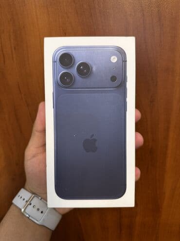 IPhone 17 Pro Max, Новый, 1 ТБ, Синий, 100 %