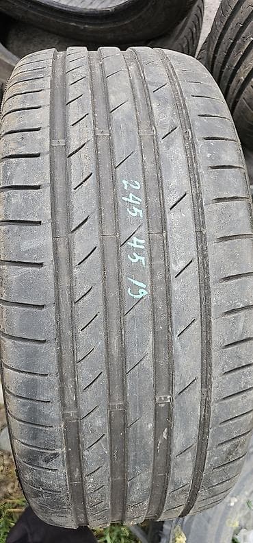 24545 r19 лето: Шины 245 / 45 / R 19, Лето, Б/у, Пара, Легковые, Корея, Kumho — 1