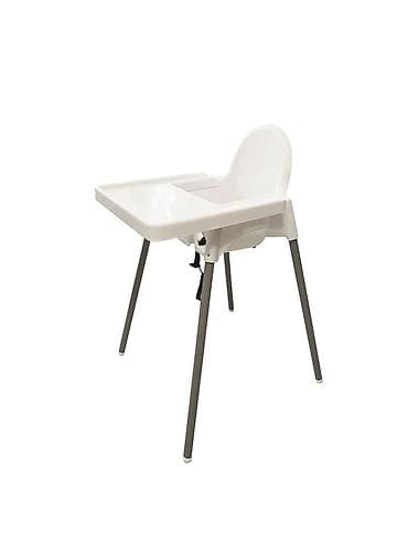 детская качалка: Детский стульчик для кормления с подносом - Компактная модель со — 7