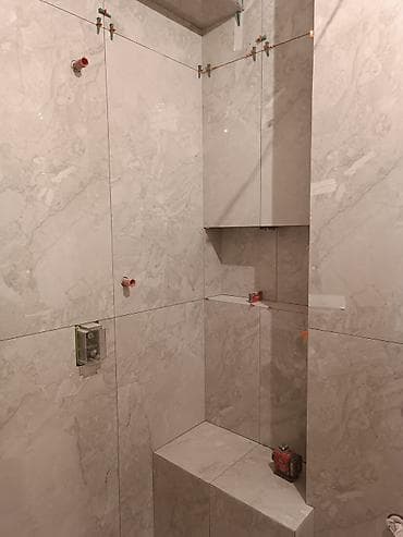 bay tash: Подготовка стен для укладки, Подготовка стен для грунтовки, Гидроизоляционные работы | Керамогранитая плитка | Вертикальная укладка, Диагональная укладка, Горизонтальная укладка Больше 6 лет опыта — 9