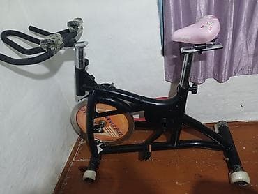 велики спортивные: Спин-байк (вело-тренажёр) для дома - Тип: механический спин-байк с — 2