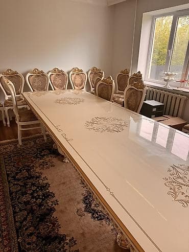 столы для дома: Стол для зала, Не раскладной, Прямоугольный — 5