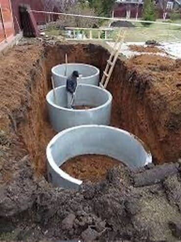 бак для воды из нержавеющей стали: Железобетонное (ЖБИ) кольцо для септика Размер: 150 x 90 x 9 см, Платная установка, В розницу — 10