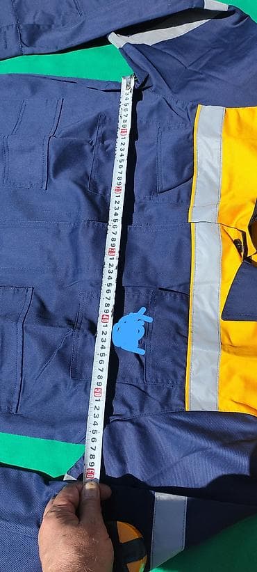 строительные форма: Костюм рабочий сигнальный (куртка + брюки) Описание: - Комплект для — 4