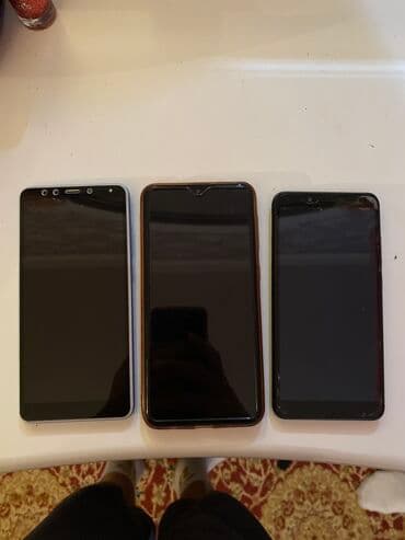 кир жуучу машиналар жаны: Продаю телефоны 1) Redmi 6 A, 16 гб, с коробкой, с стеклом 2) — 1