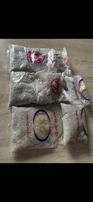 шкатулка из бусин: Бисер/стеклярус «OK», «JOY Brand», «Glass Beads» — набор разнообразных — 6