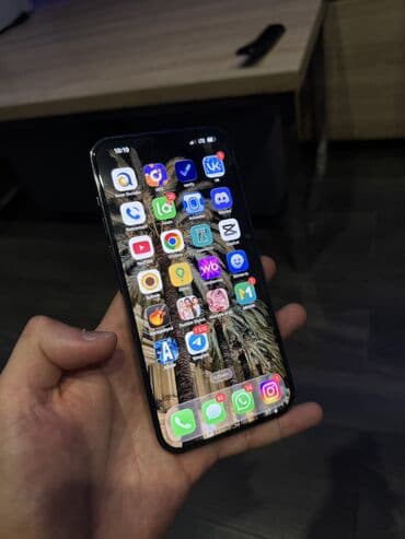 старые телефоны: IPhone 14 Pro Max, Б/у, 256 ГБ, Deep Purple, Кабель, Коробка, 85 % — 1