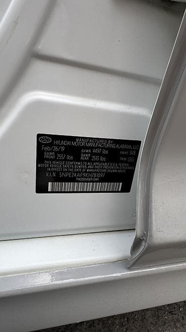 2019: Hyundai Sonata: 2019 г., 2.4 л, Автомат, Бензин, Седан — 4