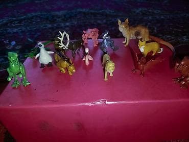 накидки чехлы: Набор мини-фигурок животных и динозавров - Коллекция разноплановых — 2