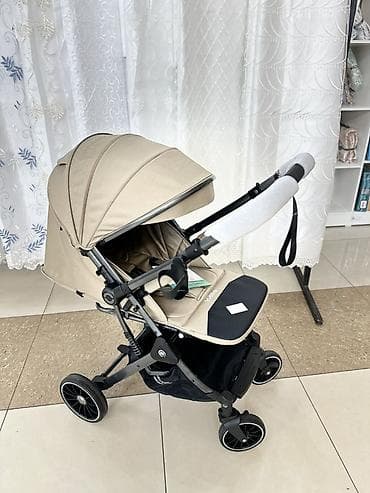 Прогулочная коляска Kidilo, бежевый цвет. Основные особенности: -