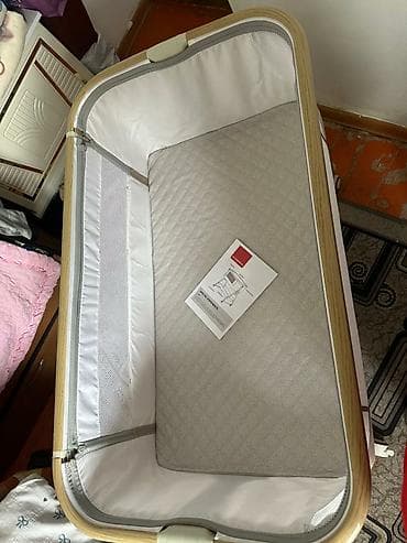 doona x: Детская приставная кроватка, Новый, С колесиками, цвет - Бежевый — 5