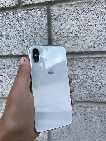 hp 1018: IPhone X, Б/у, 64 ГБ, Белый, Чехол, Кабель, 95 % — 1