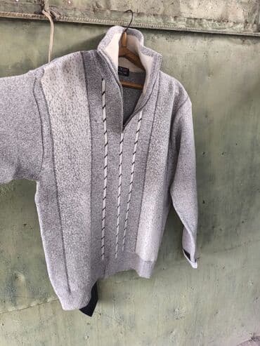 Свитерлер: Свитер Notting Hill, очень теплый, размер XXL. - Цвет: светло‑серый — 2