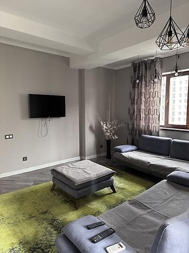 flat osh: 2 комнаты, 77 м², Золотой квадрат Элитка, 6 этаж, Евроремонт — 10