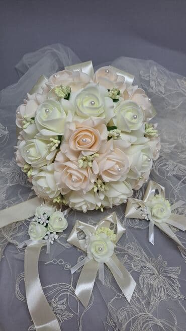 Свадебный аксессуар, Новый, цвет - Молочный