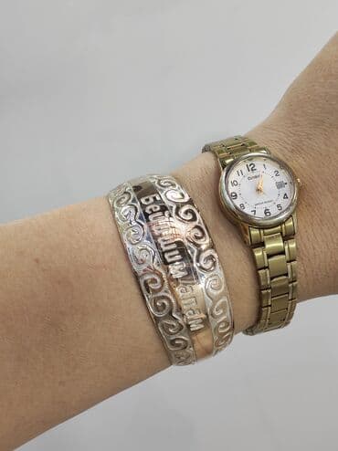 свадебные платья оптом бишкек: Серебряный Билерик с надписями Бейишим Апам Серебро напыление золото — 4