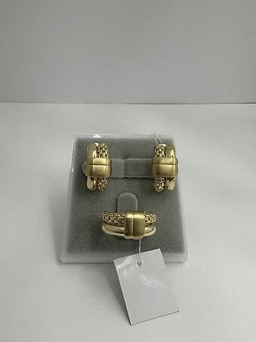 nine west: Набор украшений, Проба 585, Новый, Цвет металла: Желтый — 3