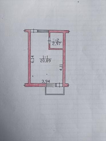 Батирлер: 1 бөлмө, 24 м², 2 кабат — 5