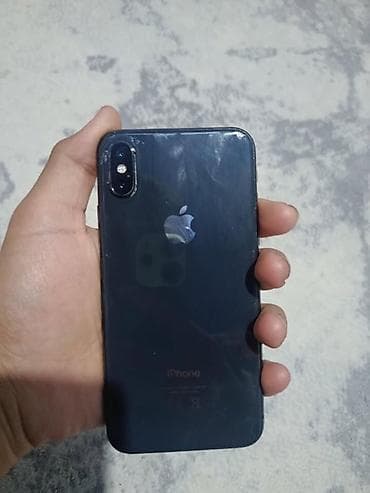 IPhone X, Б/у, 256 ГБ, Space Gray, Зарядное устройство, 100 %
