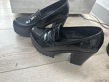 туфли бу: Лоферы женские на каблуке в идеальном состоянии. Очень удобная — 3