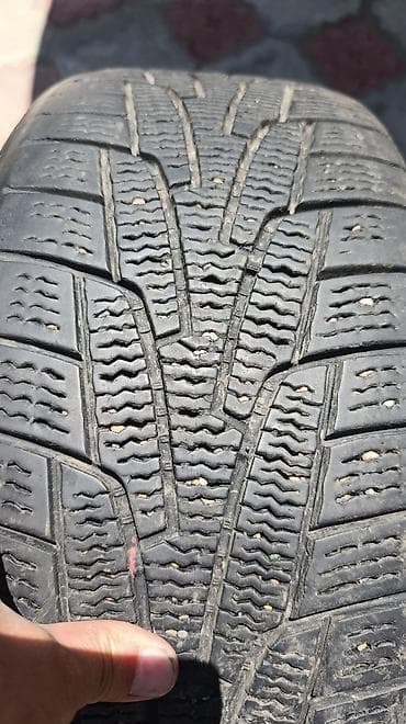 заглушка к5: Колеса в сборе 225 / 50 / R 17, Зима, Б/у, Запаска, Легковые, Литые, отверстий - 10 — 2