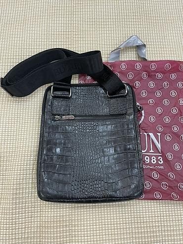 изделия из кожи: Классическая сумка, Butun, Материал: Натуральная кожа, Регулируемый ремень, Мужские, Новый — 3