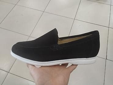 Скупка золота и ювелирных изделий: Мужские лоферы (слипоны) черные - Материал верха: бархатистый — 2