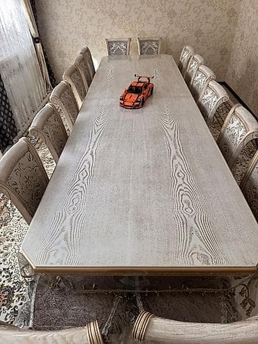 стол с креслами: Стол и стул для зала, цвет - Бежевый — 2