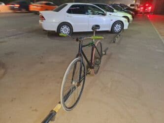 купить наклейки на велик: Фикс свет темно синий руль палка +баран новый цепь — 2