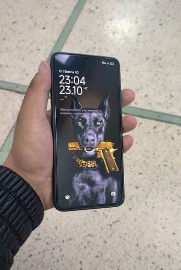 телефон противоударный: Poco X7 Pro, Б/у, 256 ГБ, цвет - Черный, 2 SIM — 1
