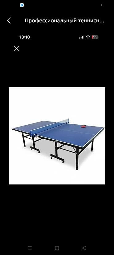 Профессиональный теннисный стол для настольного тенниса - Игровая