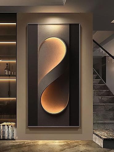 настенный декор: 3D настенные панели с интегрированной подсветкой Описание: - — 1