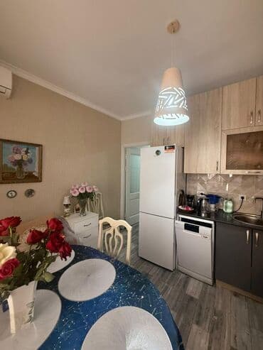 сдаю квартиру район рабочий городок: 1 бөлмө, 44 кв. м, Элитка, 3 кабат, Косметикалык ремонт — 5