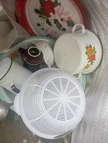 Набор кухонной посуды и утвари в винтажном стиле. всё 500 В составе