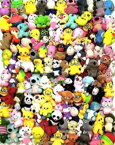 Автокресла: Плюшевые мягкие игрушки-брелоки/компаньоны / оптом - Ассортимент — 7