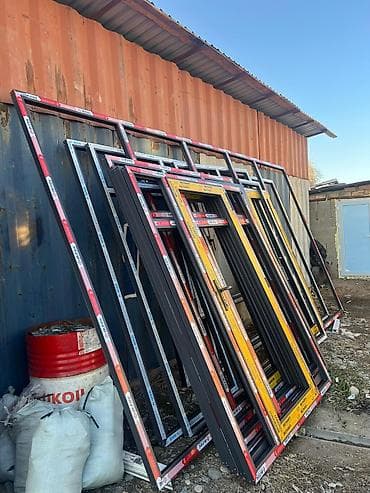 форма пена блок: Алюминиевое окно на заказ, Тип окна: Витражные, Мансардные, Панорамные, Декоративные особенности: Другие особенности, Бесплатная установка, Без рассрочки — 8