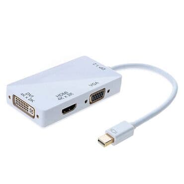 мониторы minidisplayport: Переходник Mini DP to HDMI VGA DVI converter 3 в 1 Арт.1955 — 2