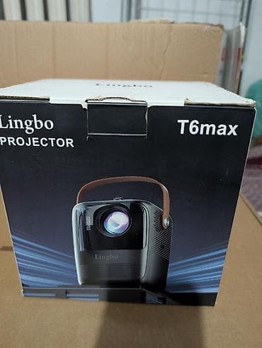 проектор космонавт: Портативный проектор Lingbo T6max - Компактный домашний проектор с — 2